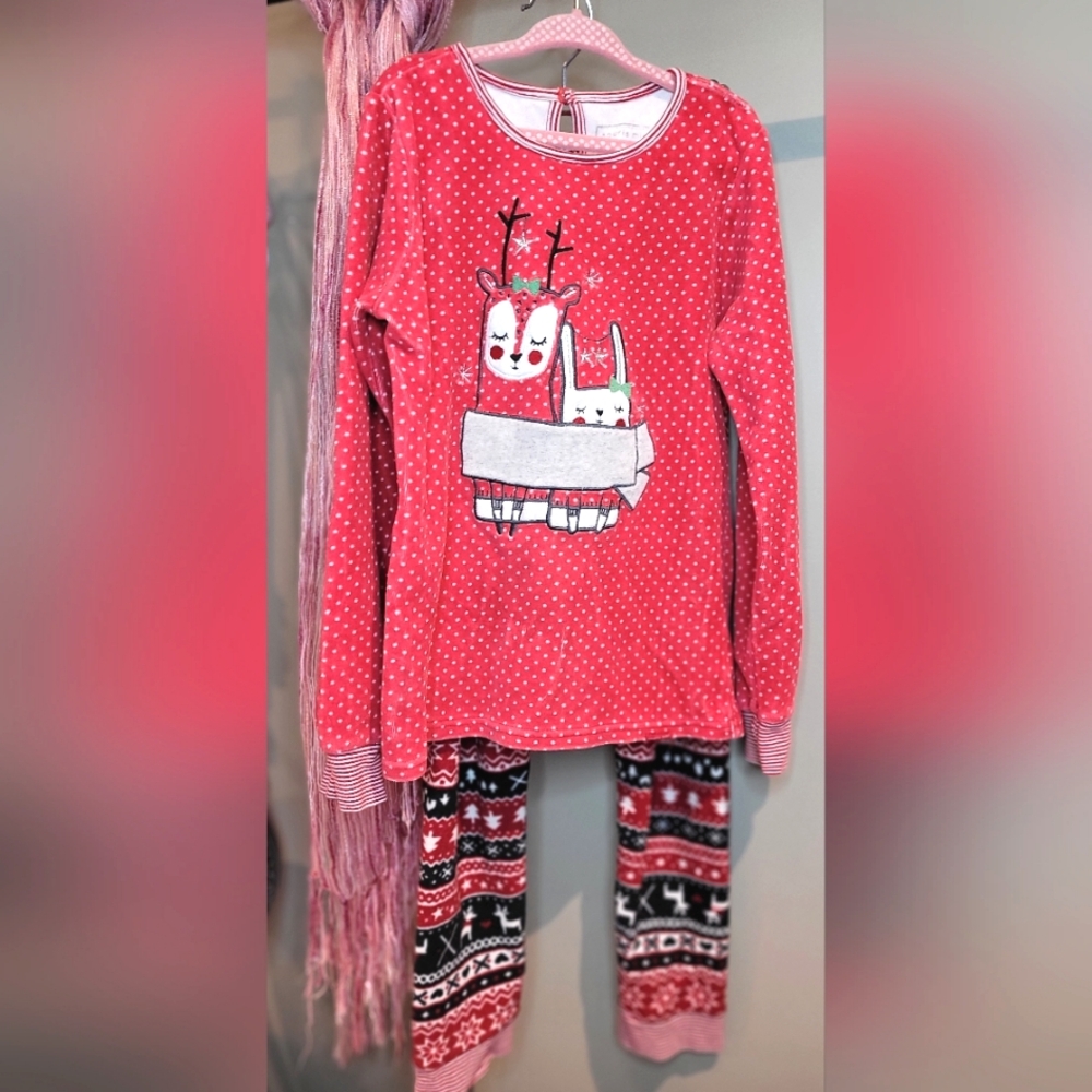 2 for 5️⃣💲8/10Y Souris Mini Holiday pajama